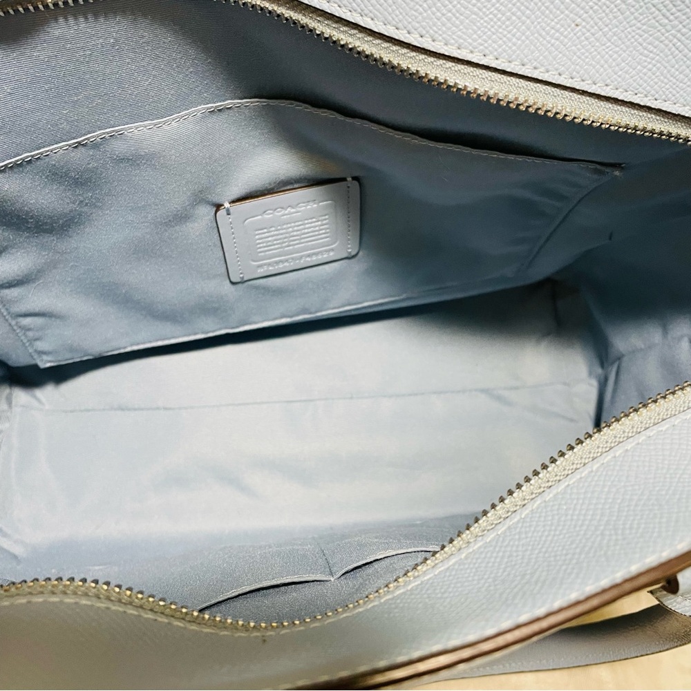 Coach Light Blue AveryTote Bag - Picture 9 of 15